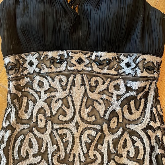 SUE WONG size 4 beaded Neiman Marcus dress - Picture 8 of 14